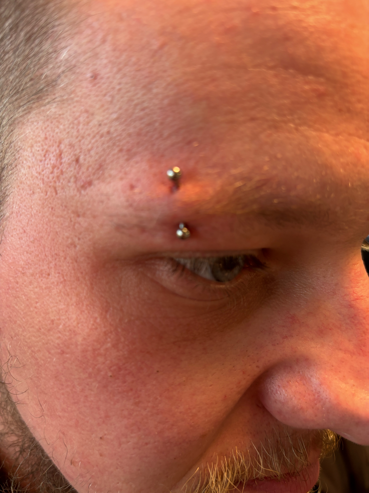 Eyebrow piercing