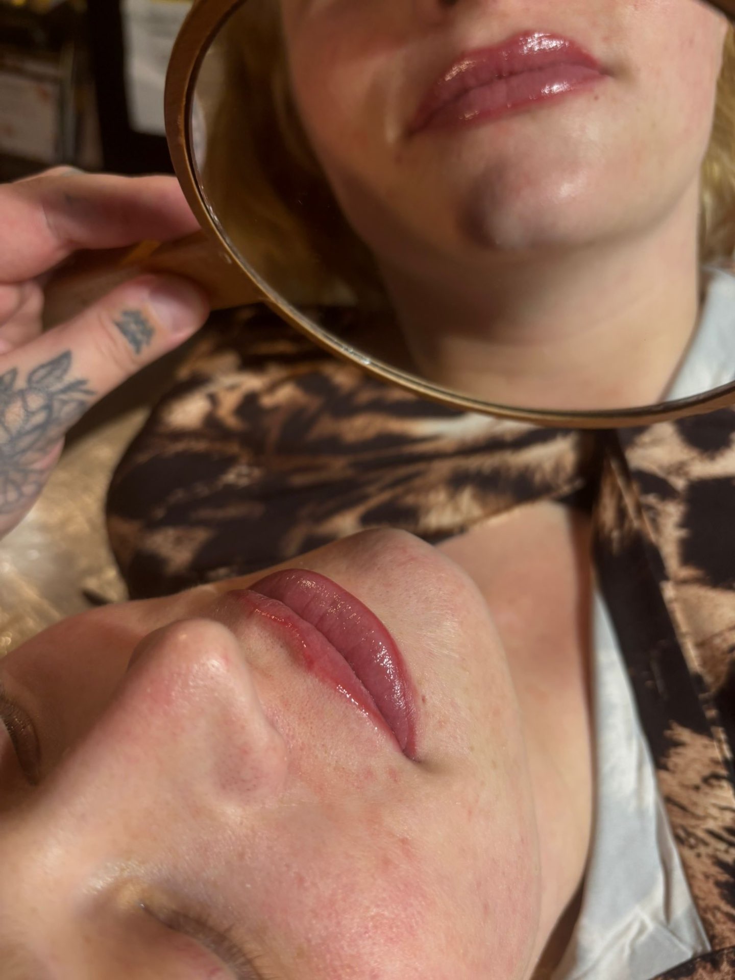 Lip blush — direct na behandeling