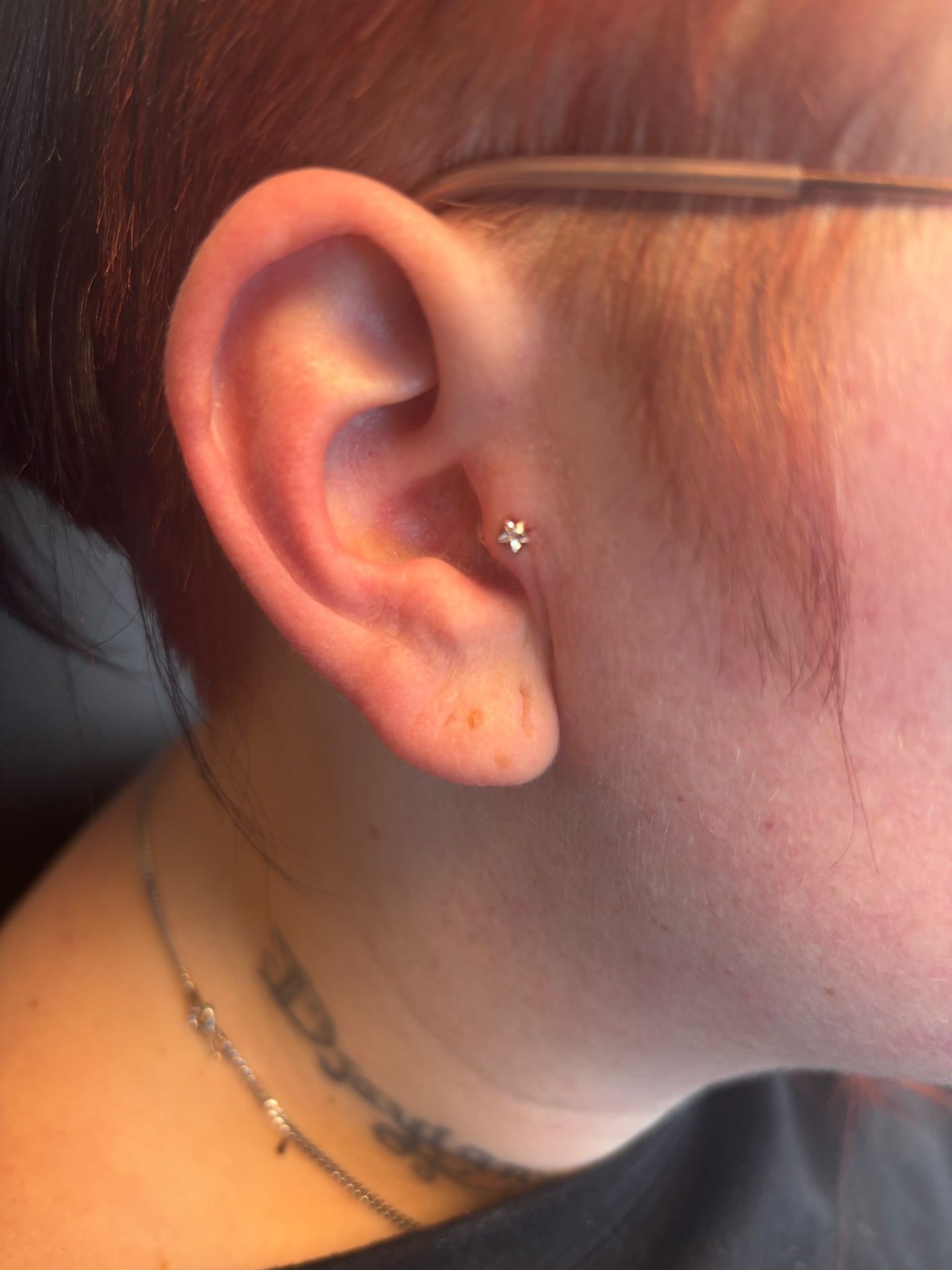Tragus met sterretje